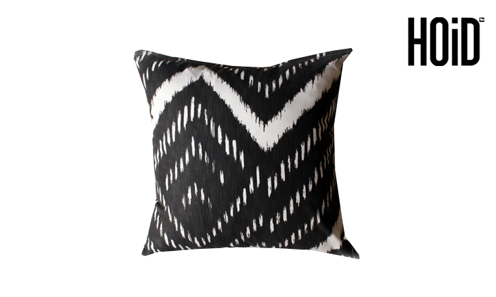 black pillow cover