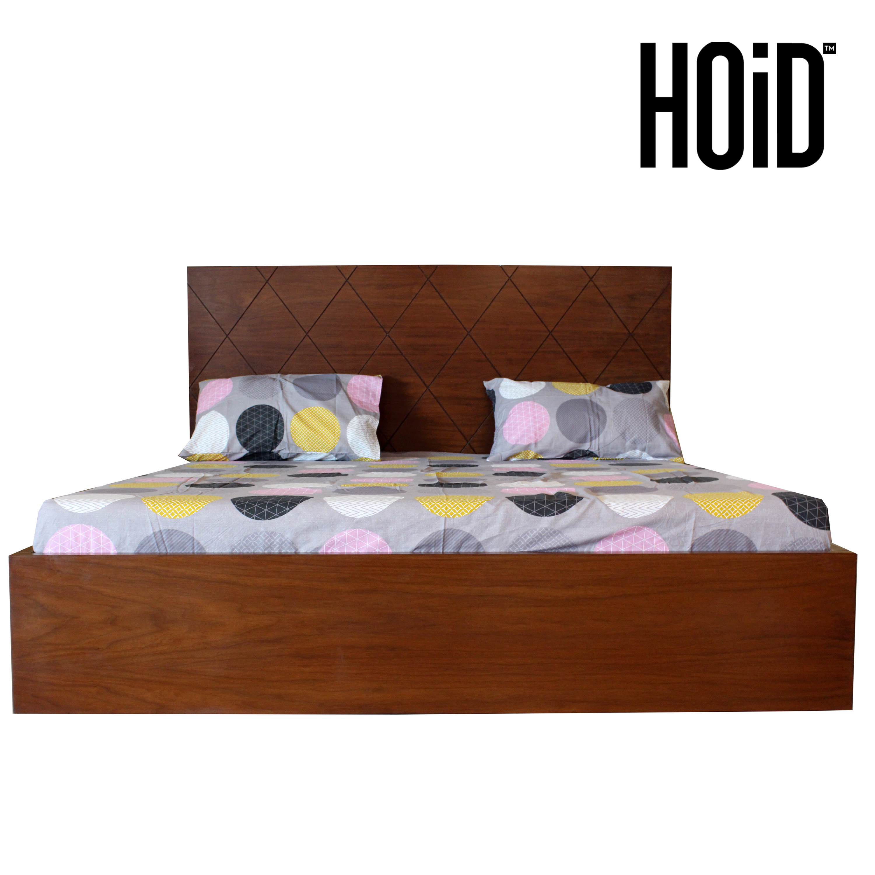 Diamond Craved King Size Bed