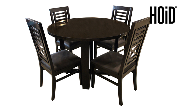 Gol Round Dining Table With 4 Chairs Hoid Pk