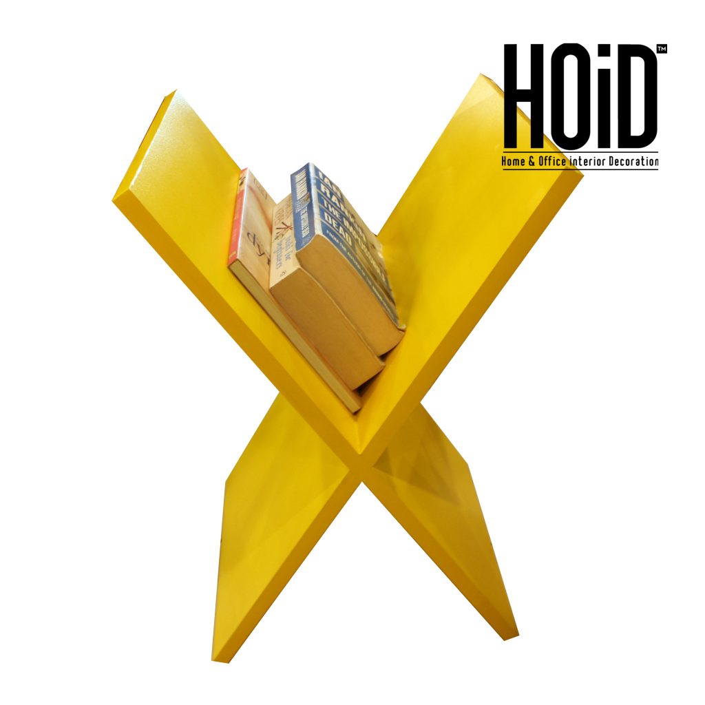 X Shaped Side Table in Lamination HOiD.pk