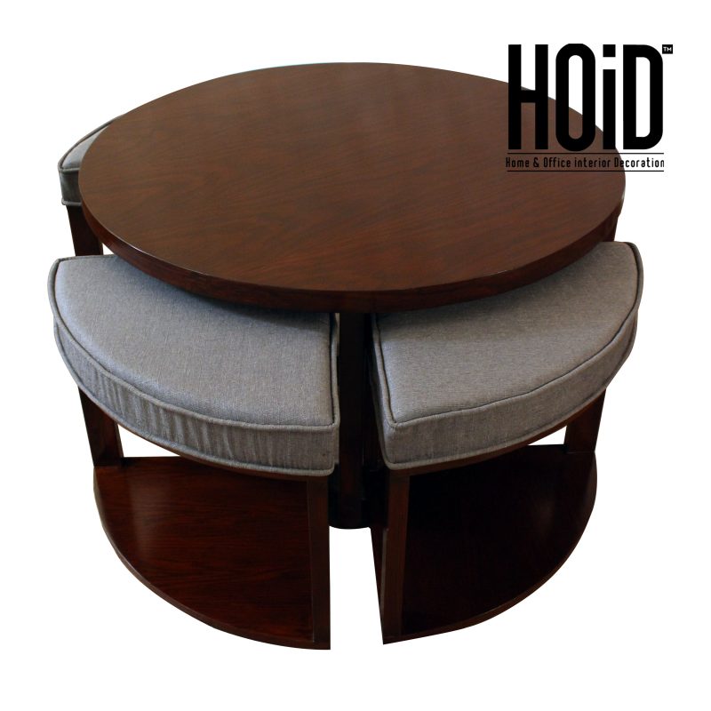 Join! Round Center table with 4 chairs HOiD.pk