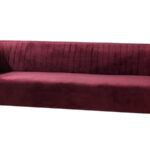 lane 3 seater sofa in red – image 1