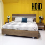 droll bed with 2 side tables