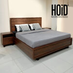 lincoln bed with 2 side tables