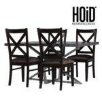 race dining table with 4 chairs