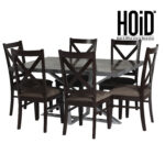race dining table with 6 chairs