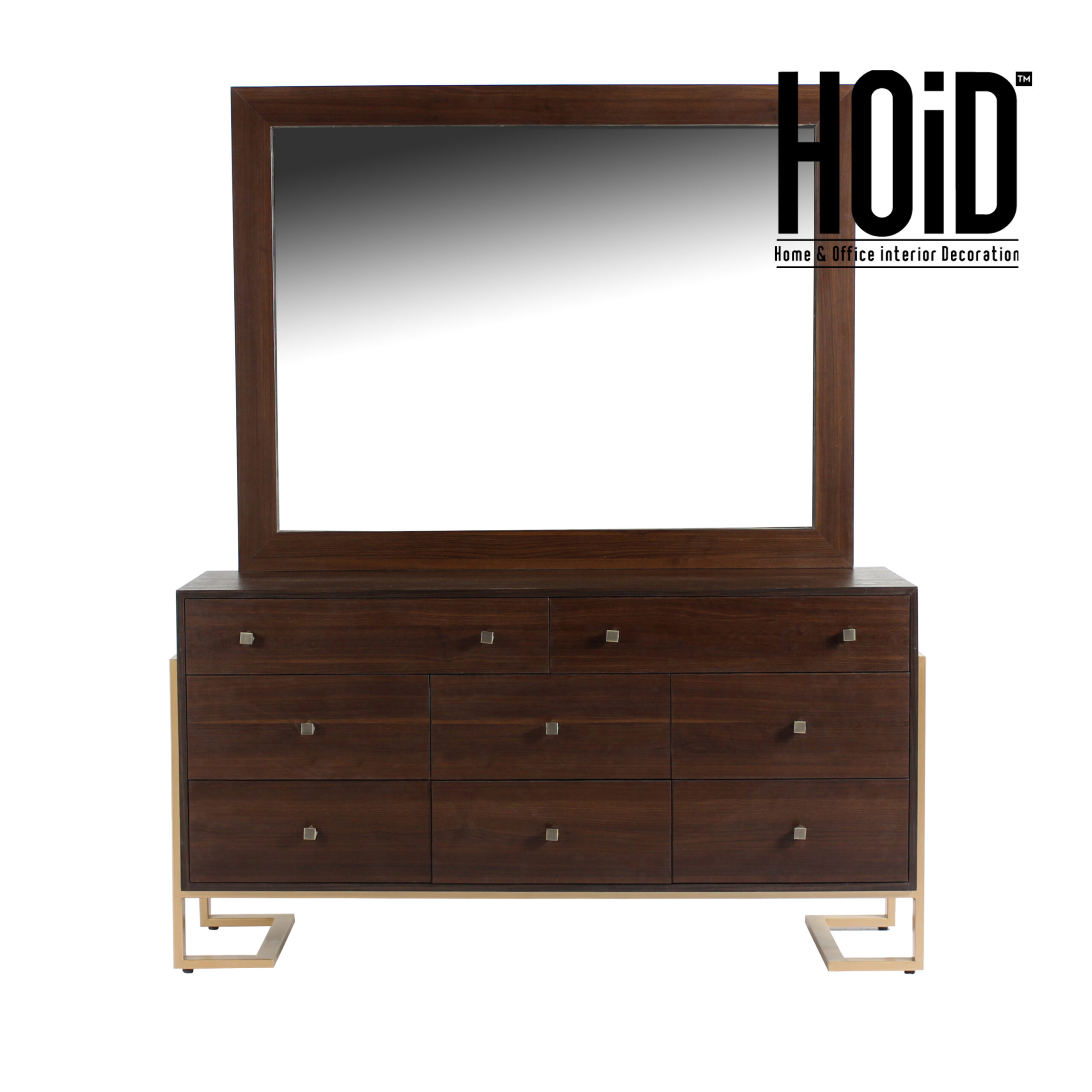 Prime Dresser with 8 Drawers and Mirror Length 5 ft HOiD.pk
