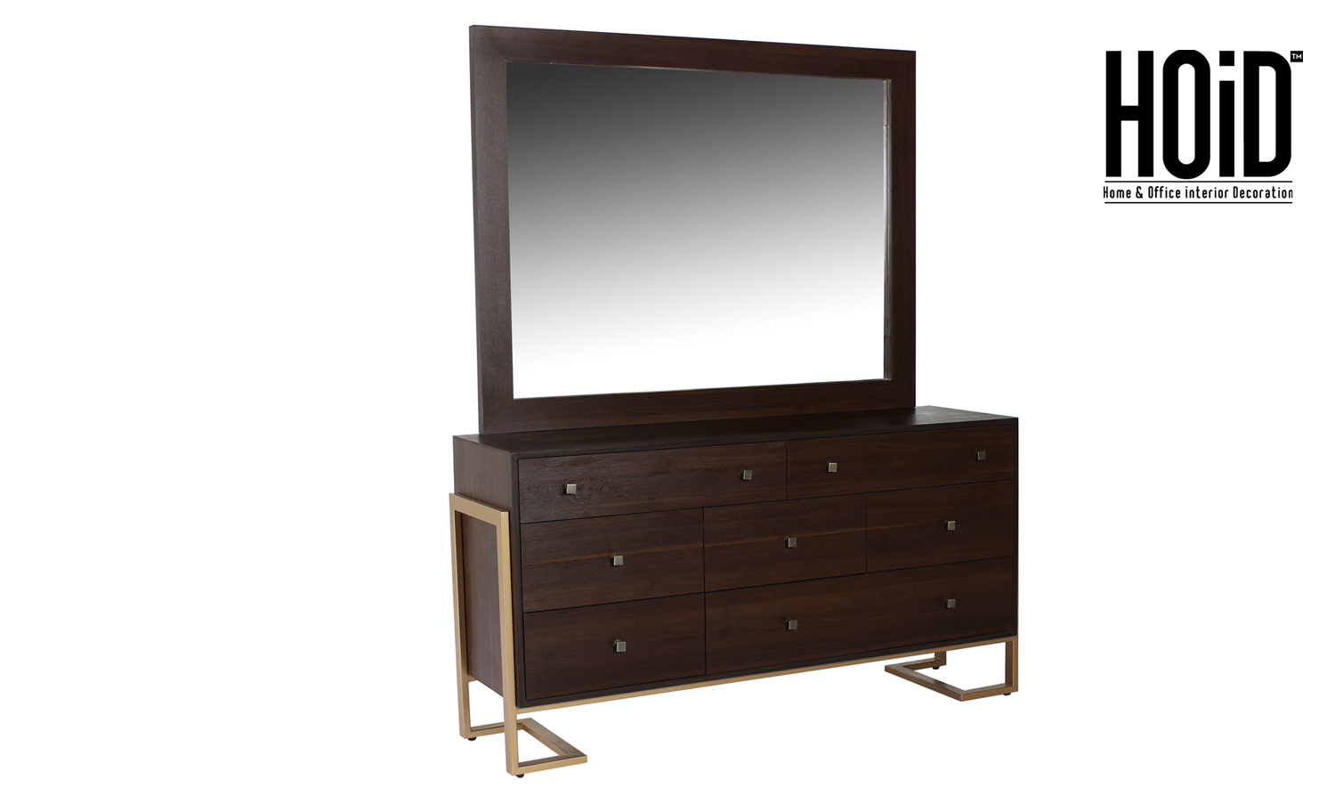 Prime Dresser with 8 Drawers and Mirror Length 5 ft HOiD.pk