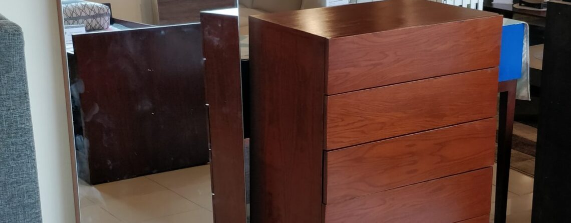 Wall Mirror with Drawer