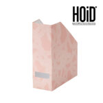 Pink pattern paperboard file holder
