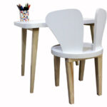 Single Chair with Table for kid