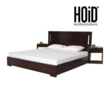 Melamine King & Queen Bed with Side Tables