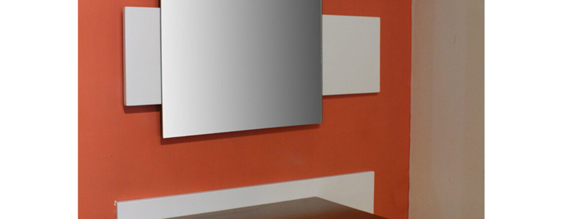 Wall Console with Mirror