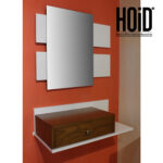 Wall Console with Mirror