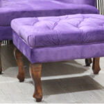 Single Sofa with Footrest