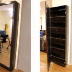 Stand Storage with Mirror