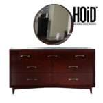 dresser with mirror