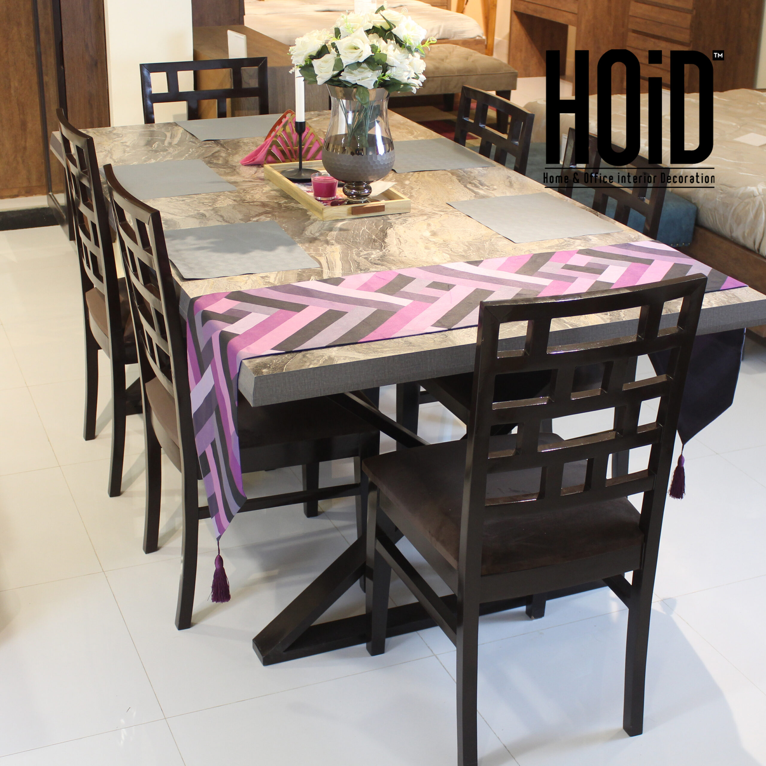 arzu dining table with nosot chairs 1