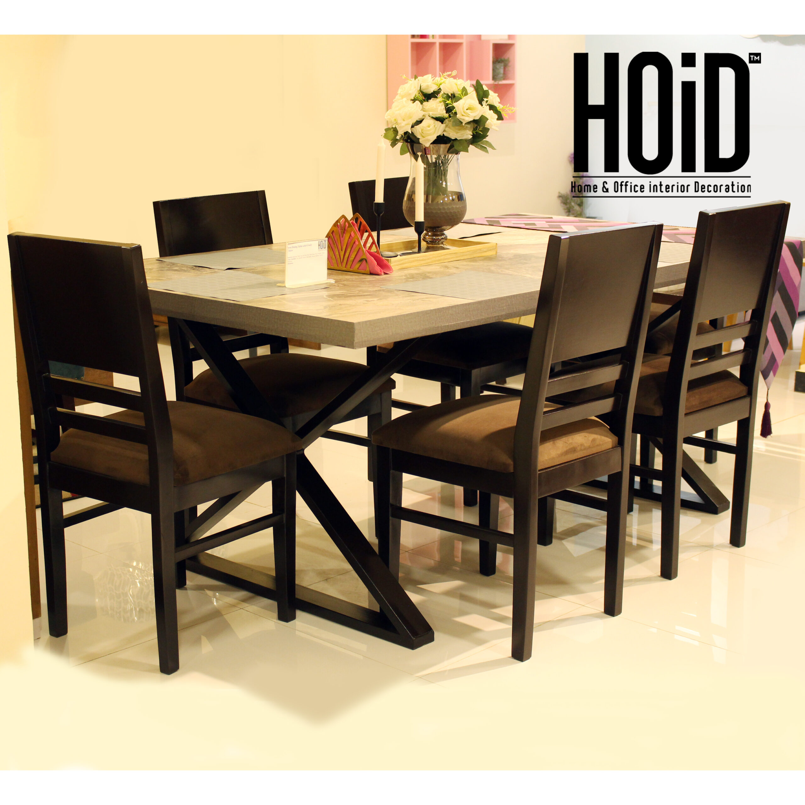 arzu table with feedy chairs