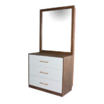 dresser with mirror