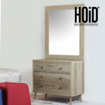 dresser with mirror