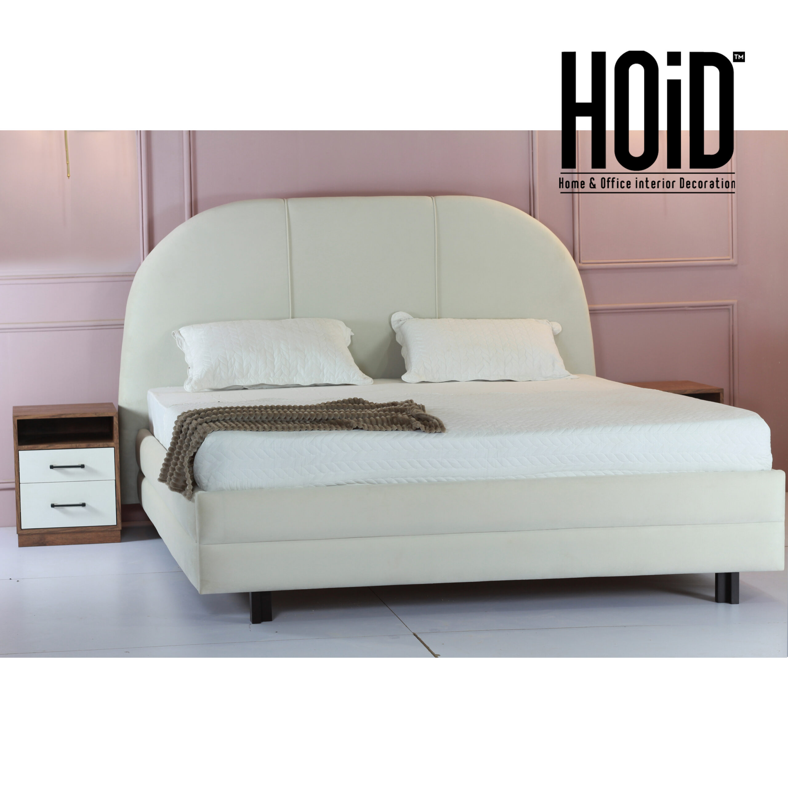 wok bed with shu side table