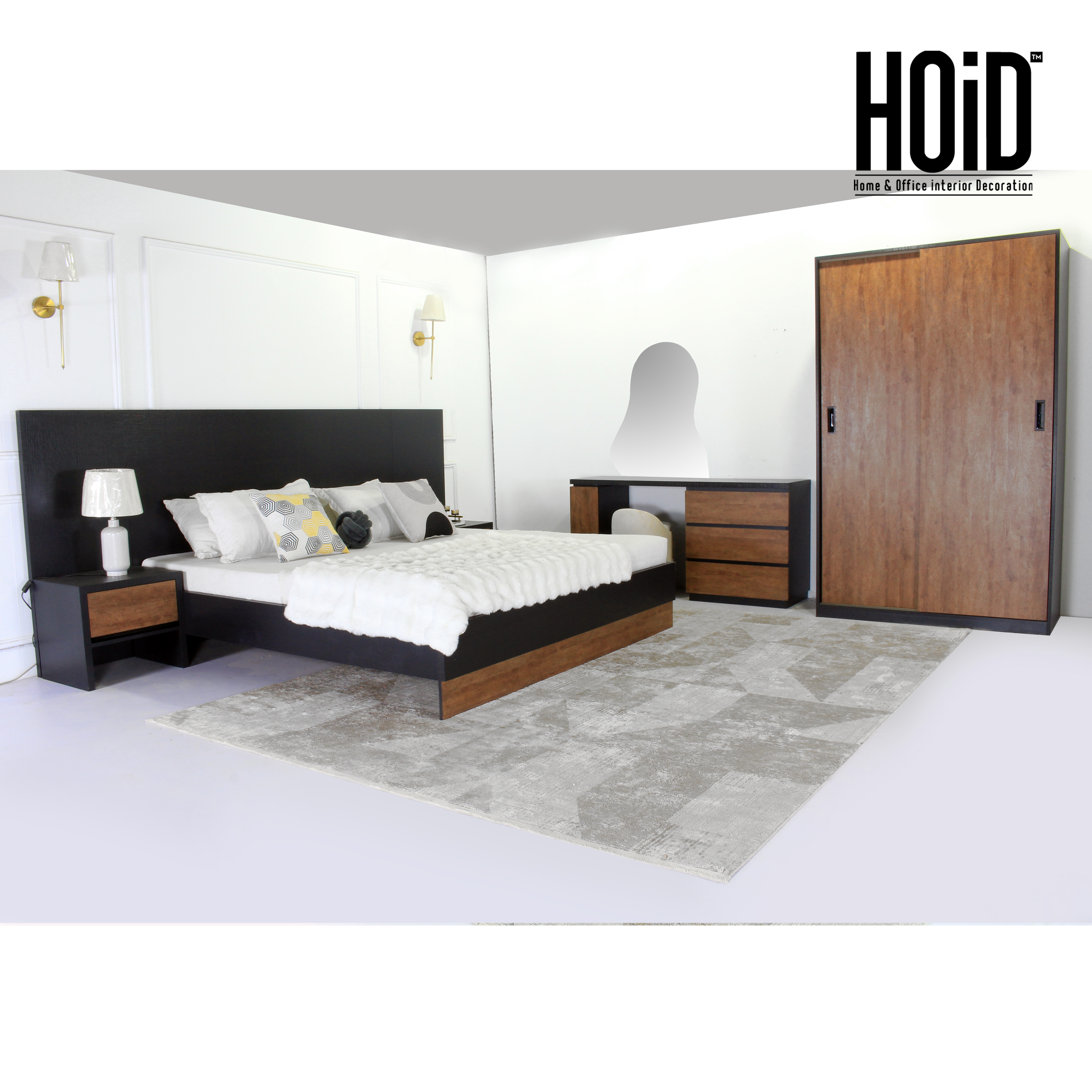 orren bed set with wardrobe
