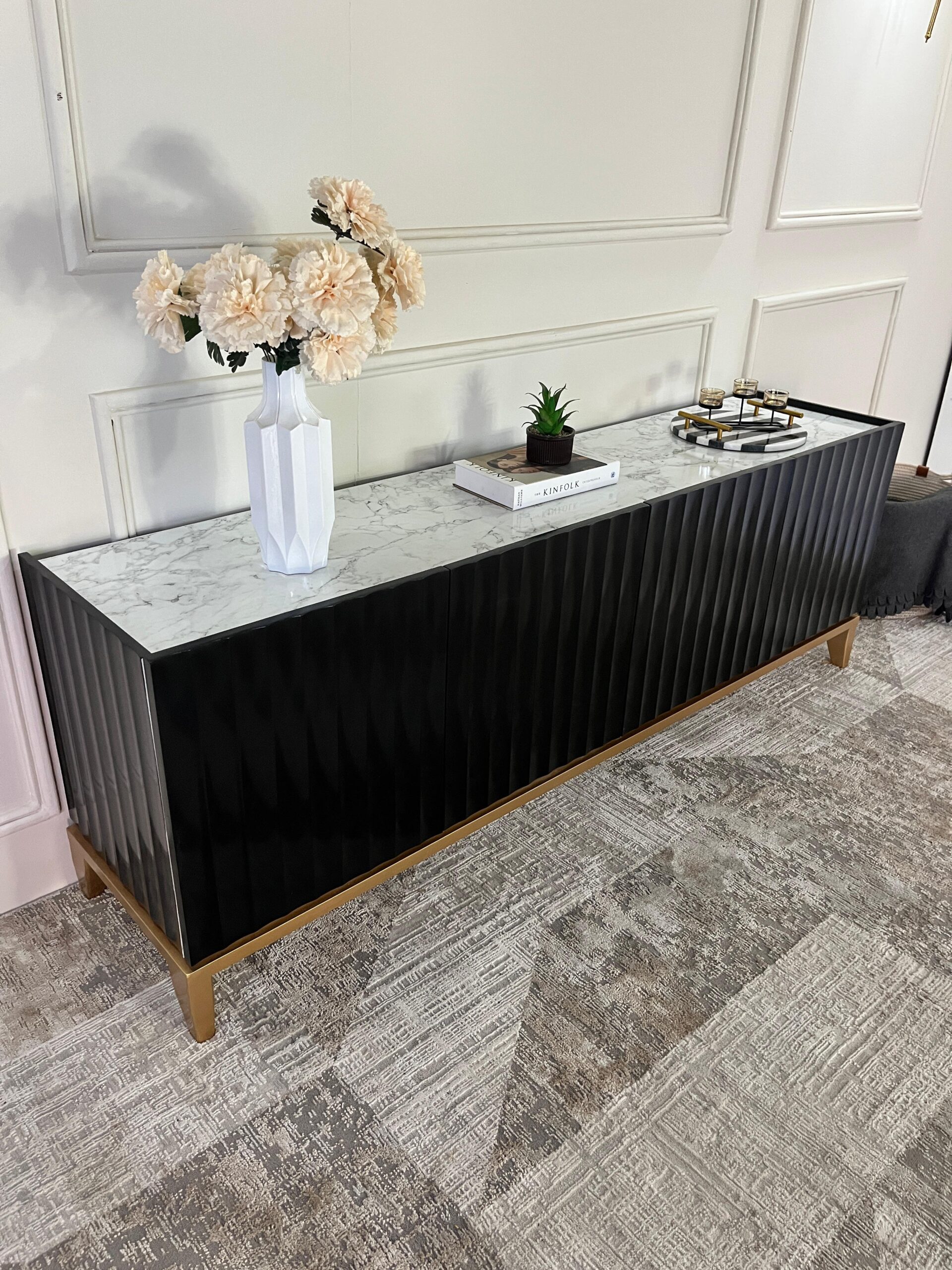 New TV Console Black