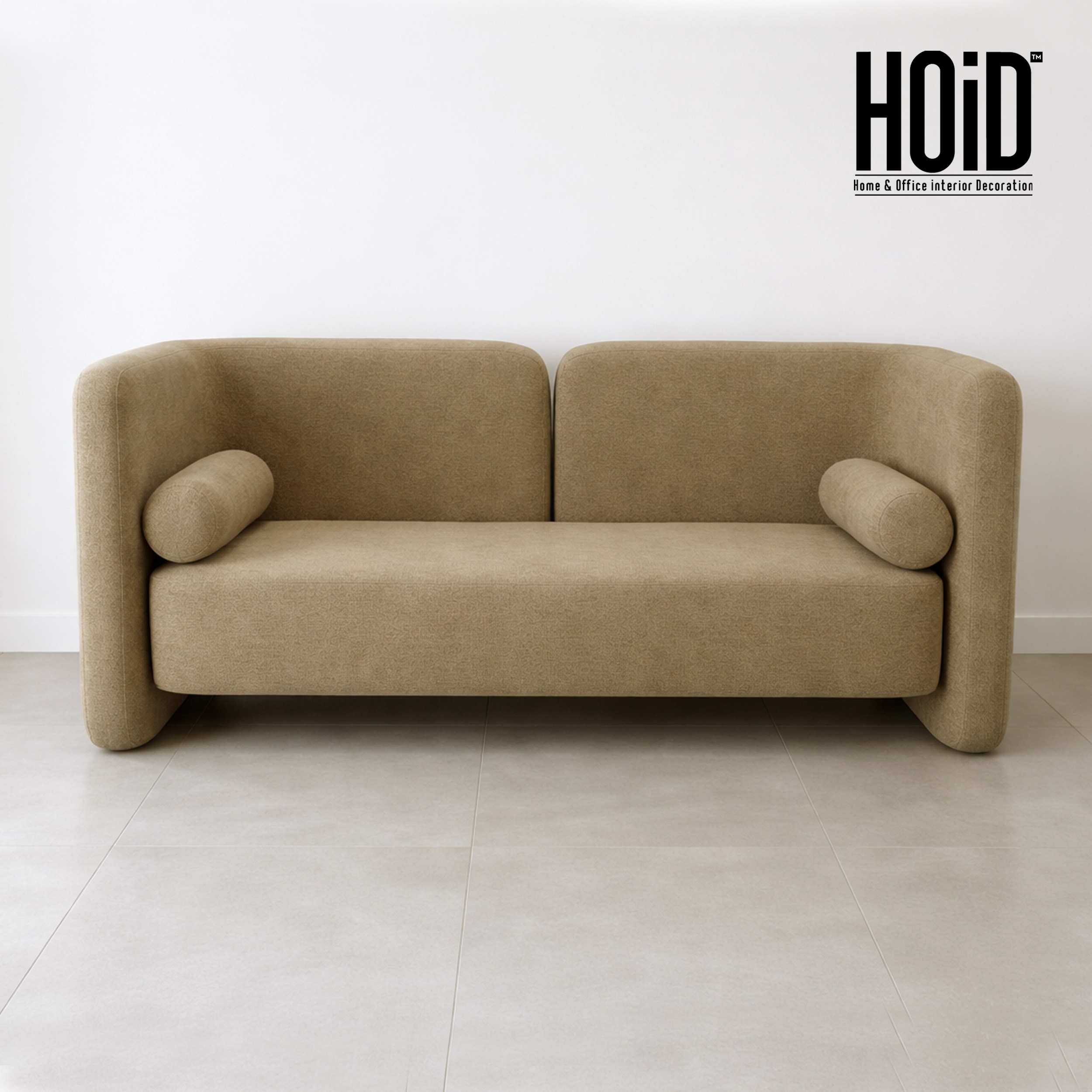 current sofa in boucle